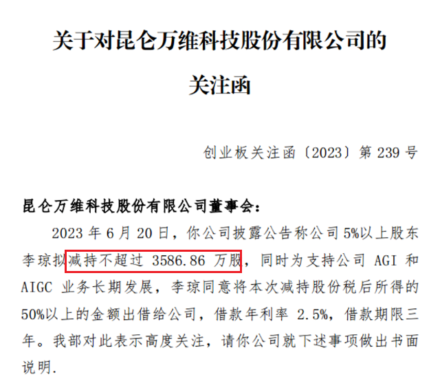 昆仑万维股东减持